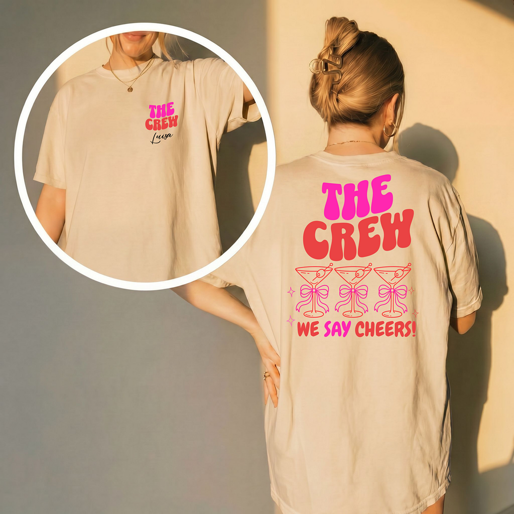 The Bride / The Crew – Euer JGA Partnerlook - JGA Shirt