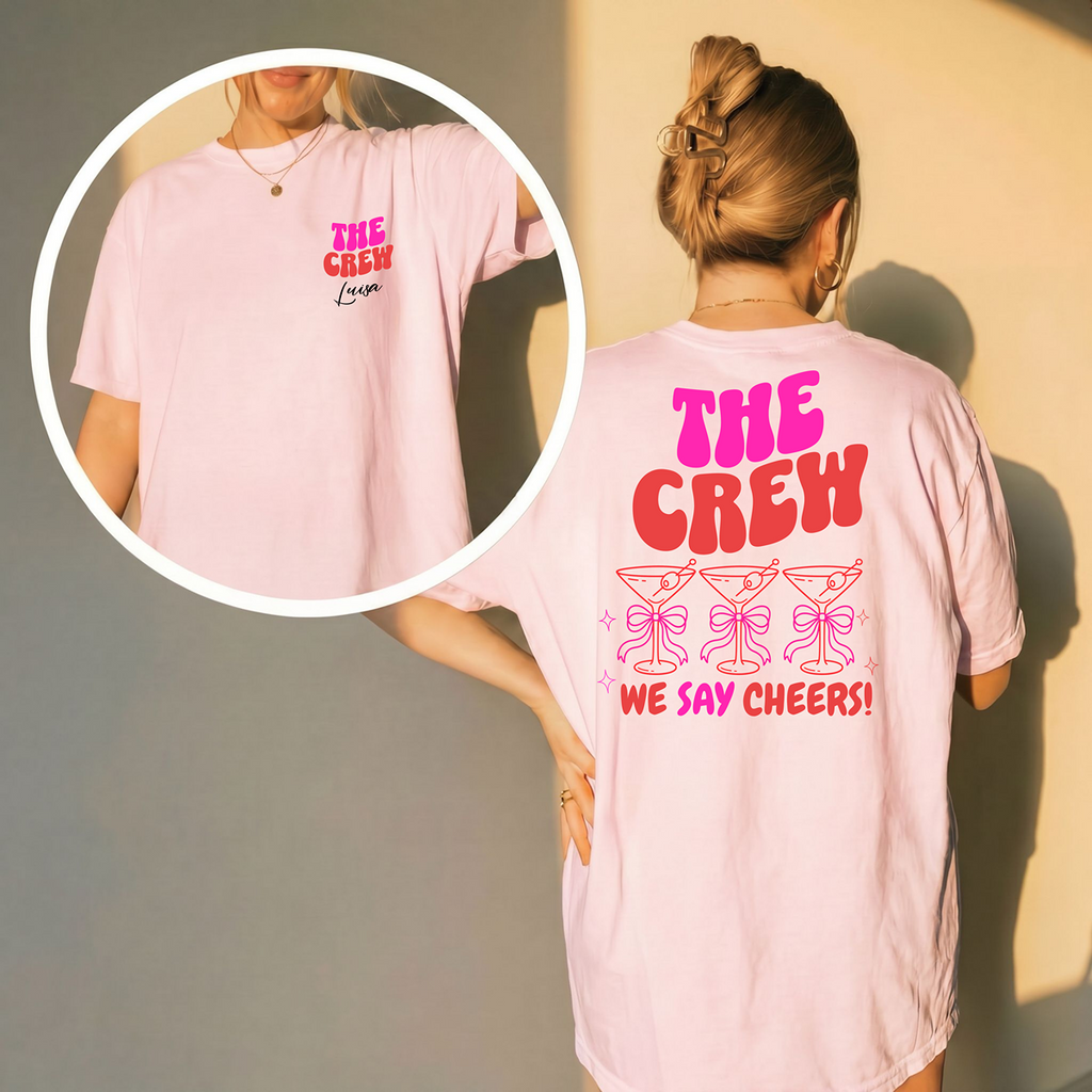 The Bride / The Crew – Euer JGA Partnerlook - JGA Shirt