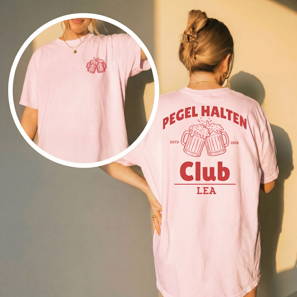 Pegel Halten Club - Gruppenshirt für Mädels - & Männertrips