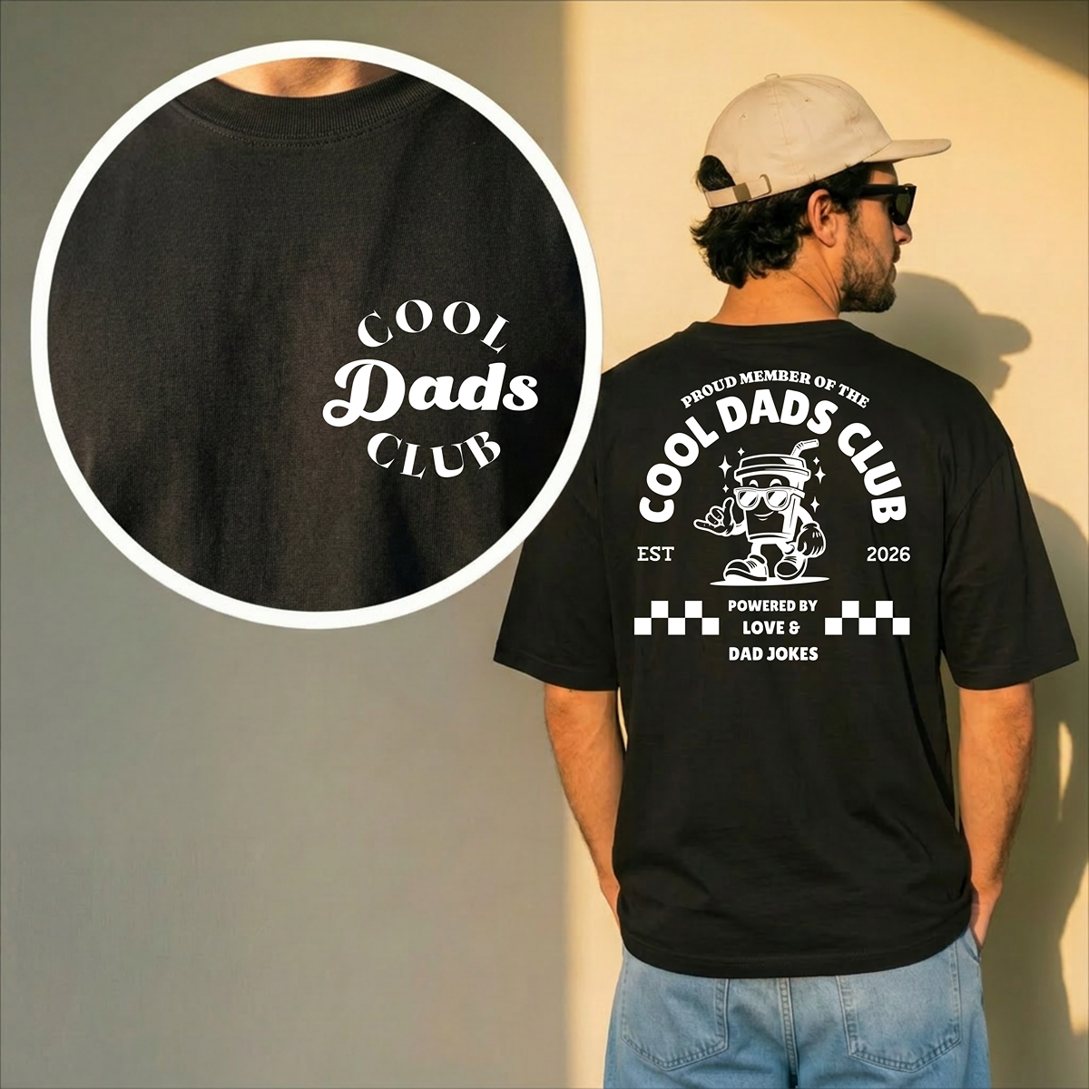 Cool Dads Club T-Shirt | Das personalisierte Papa-Shirt