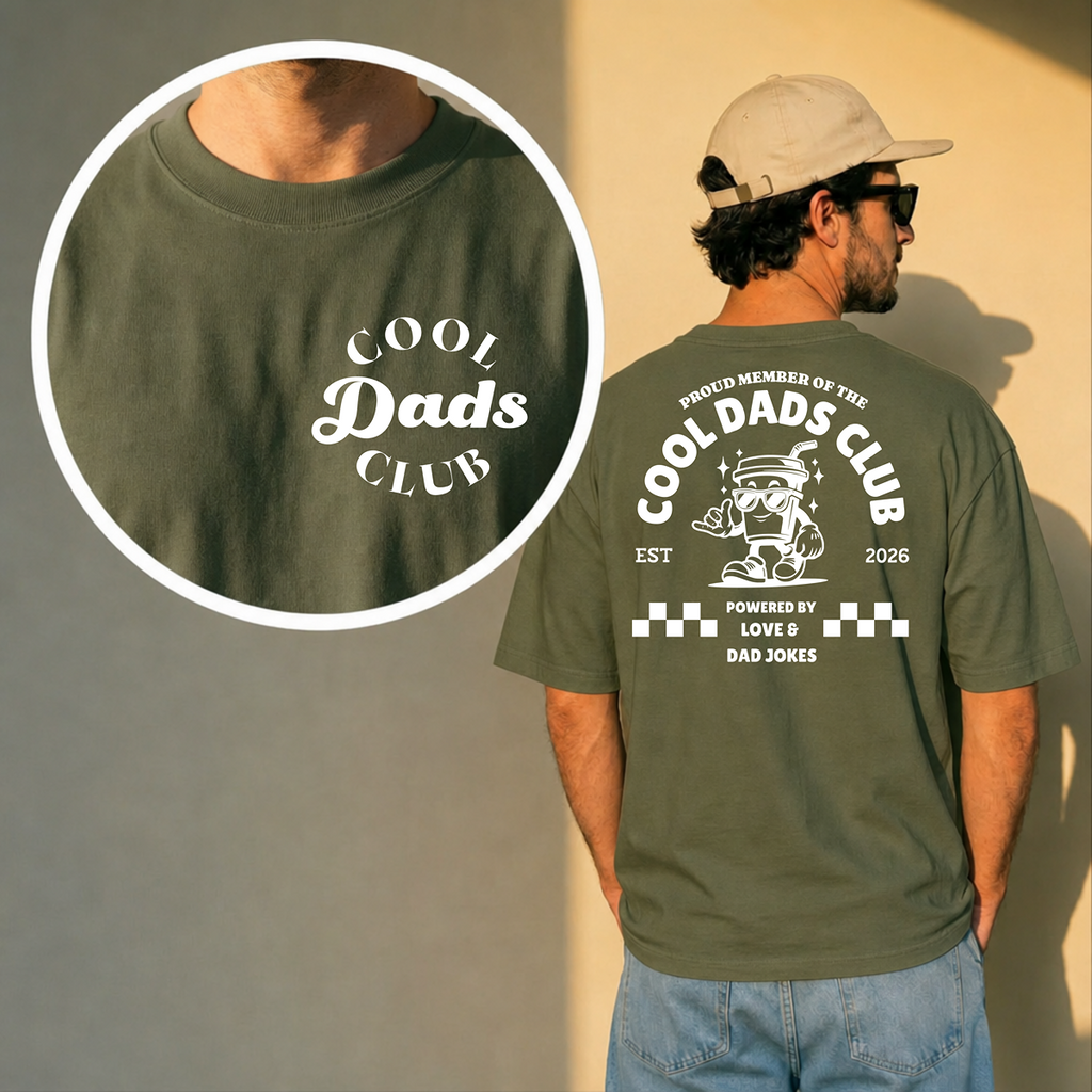 Cool Dads Club T-Shirt | Das personalisierte Papa-Shirt
