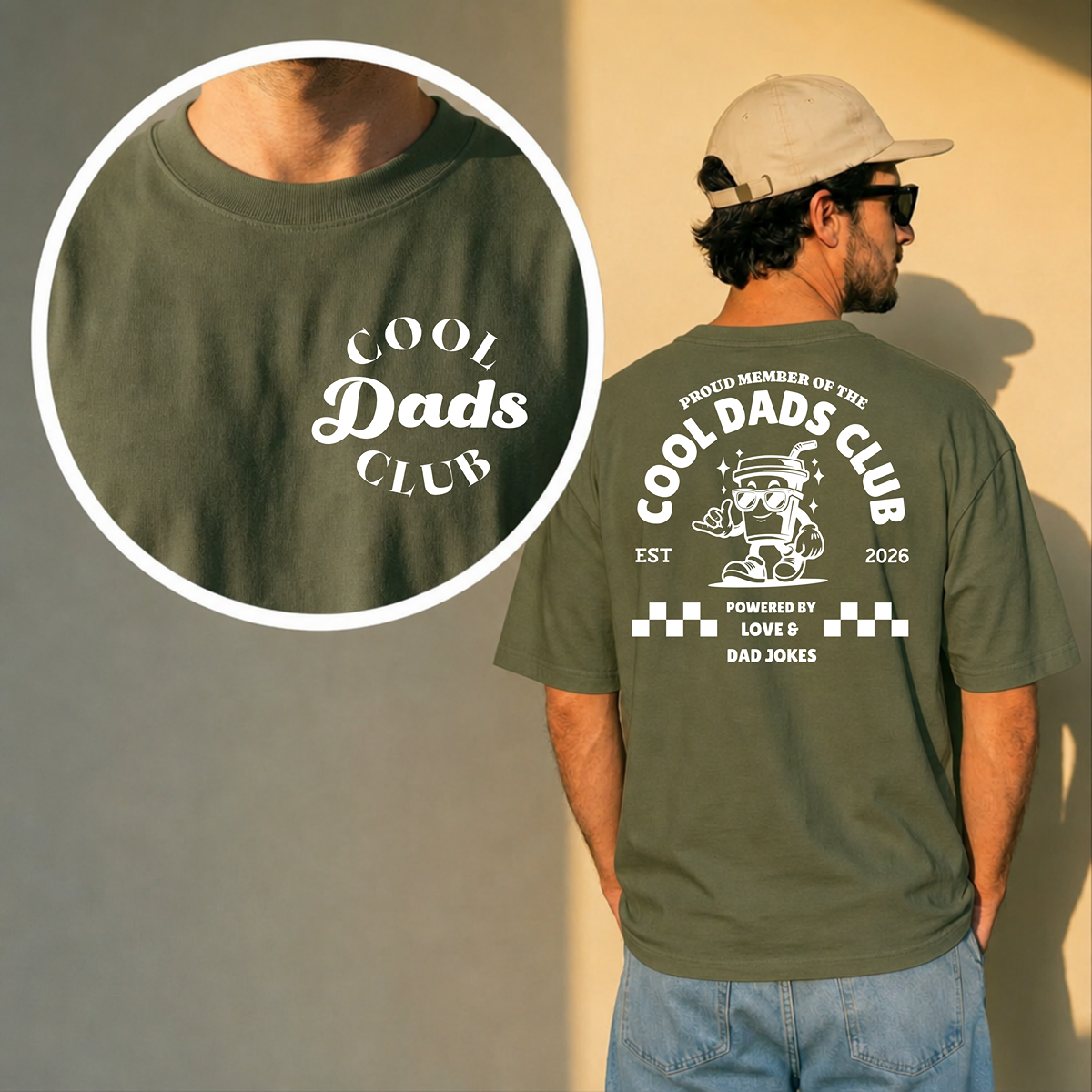 Cool Dads Club T-Shirt | Das personalisierte Papa-Shirt