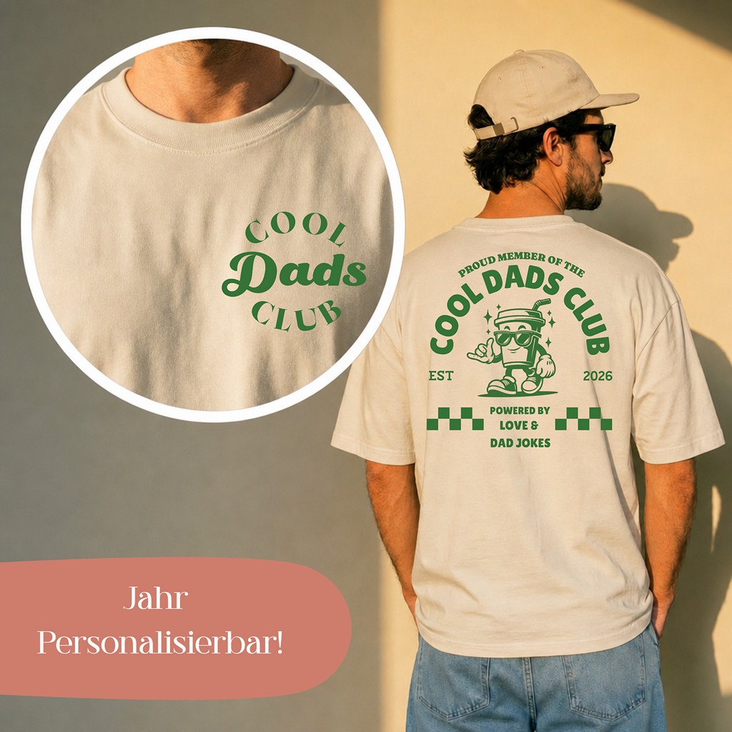 Cool Dads Club T-Shirt | Das personalisierte Papa-Shirt