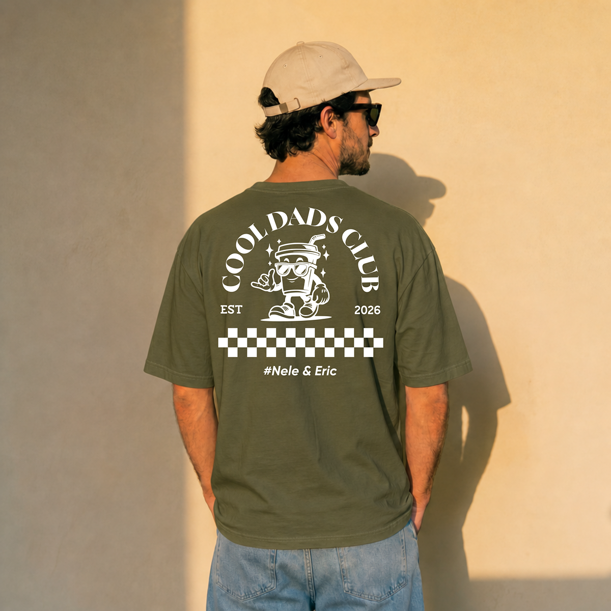 Cool Dads Club T-Shirt | Name & Datum Personalisierbar