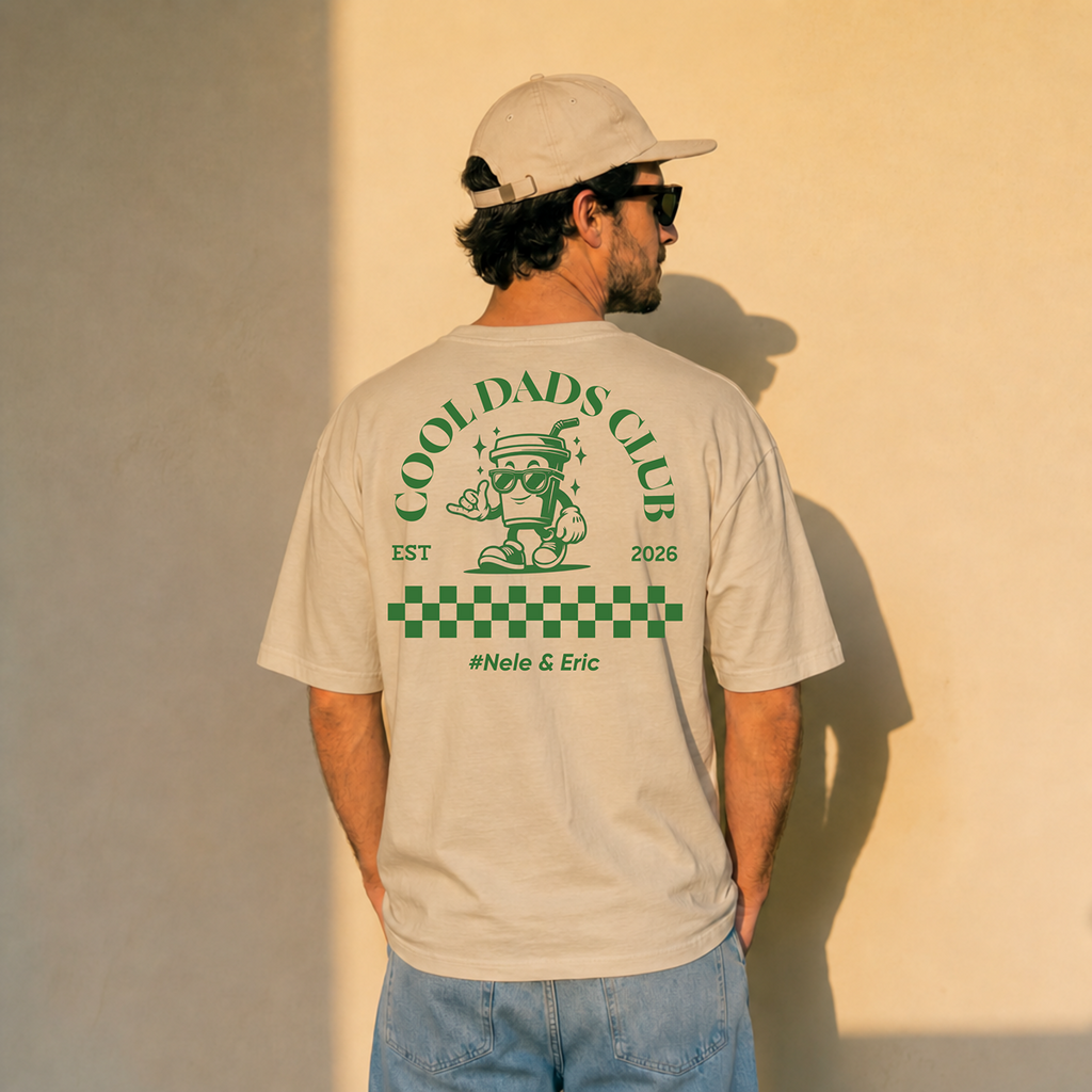 Cool Dads Club T-Shirt | Name & Datum Personalisierbar