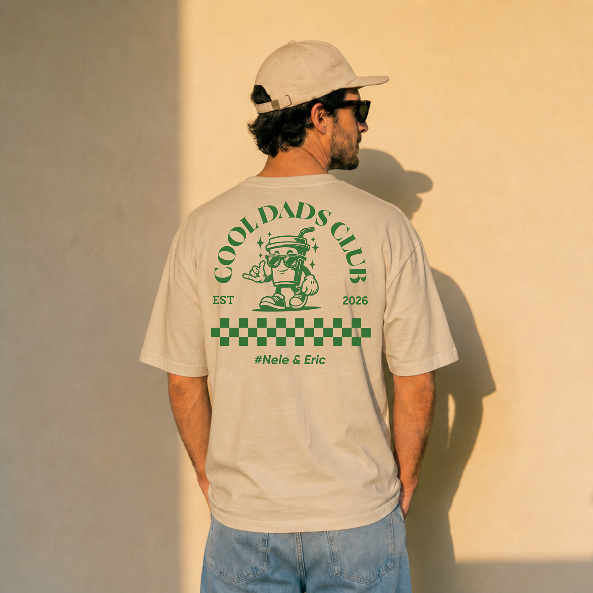 Cool Dads Club T-Shirt | Name & Datum Personalisierbar