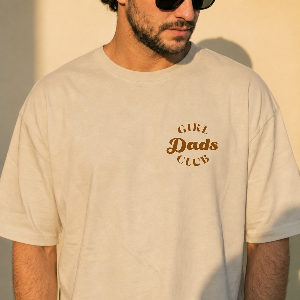 Girl Dads Club T-Shirt - Personalisiertes Papa Shirt