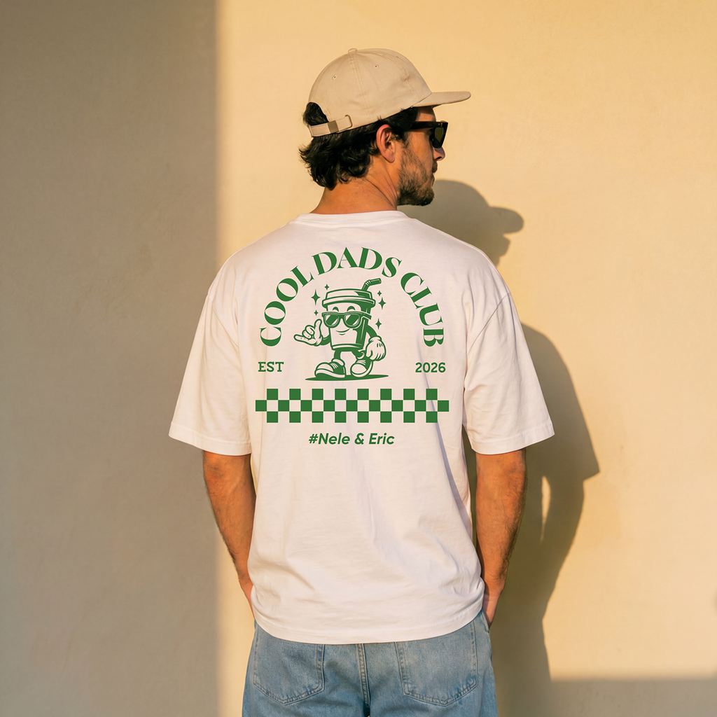 Cool Dads Club T-Shirt | Name & Datum Personalisierbar