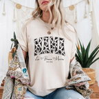 Personalisiertes Kuh Design Mama T-Shirt